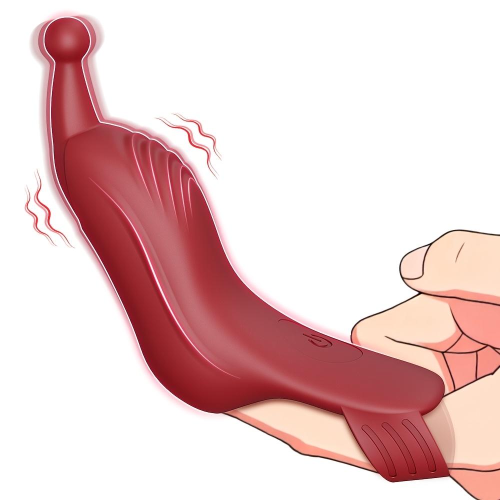 Вибратор с триггером на палец для точки G, вибратор для флирта для пар, женский мастурбатор, секс-игрушки, перезаряжаемый, силиконовый материал, для женщин