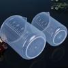 Plastic Transparent for Kitchen Laboratory Test Beaker Mixing Cups Graduated Cylinder Measuring Cup