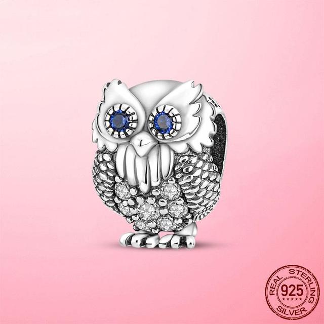 925 Sterling Silver O Pendant Love Heart Snake CZ Clip Charm Beads Fit Original Women Bracelet Bangle Silver 925 Jewelry