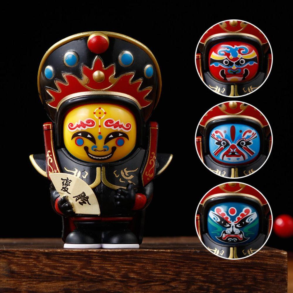 Chinese Style Sichuan Opera Doll Plastics Face Changing Toy  Kids Playing Supplies