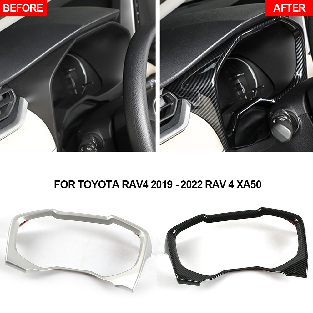 Для Toyota RAV4 2019 2020 2024 2024 RAV 4 XA50 приборная панель автомобиля дисплей кольцо спидометра крышка датчика отделка рамка аксессуары