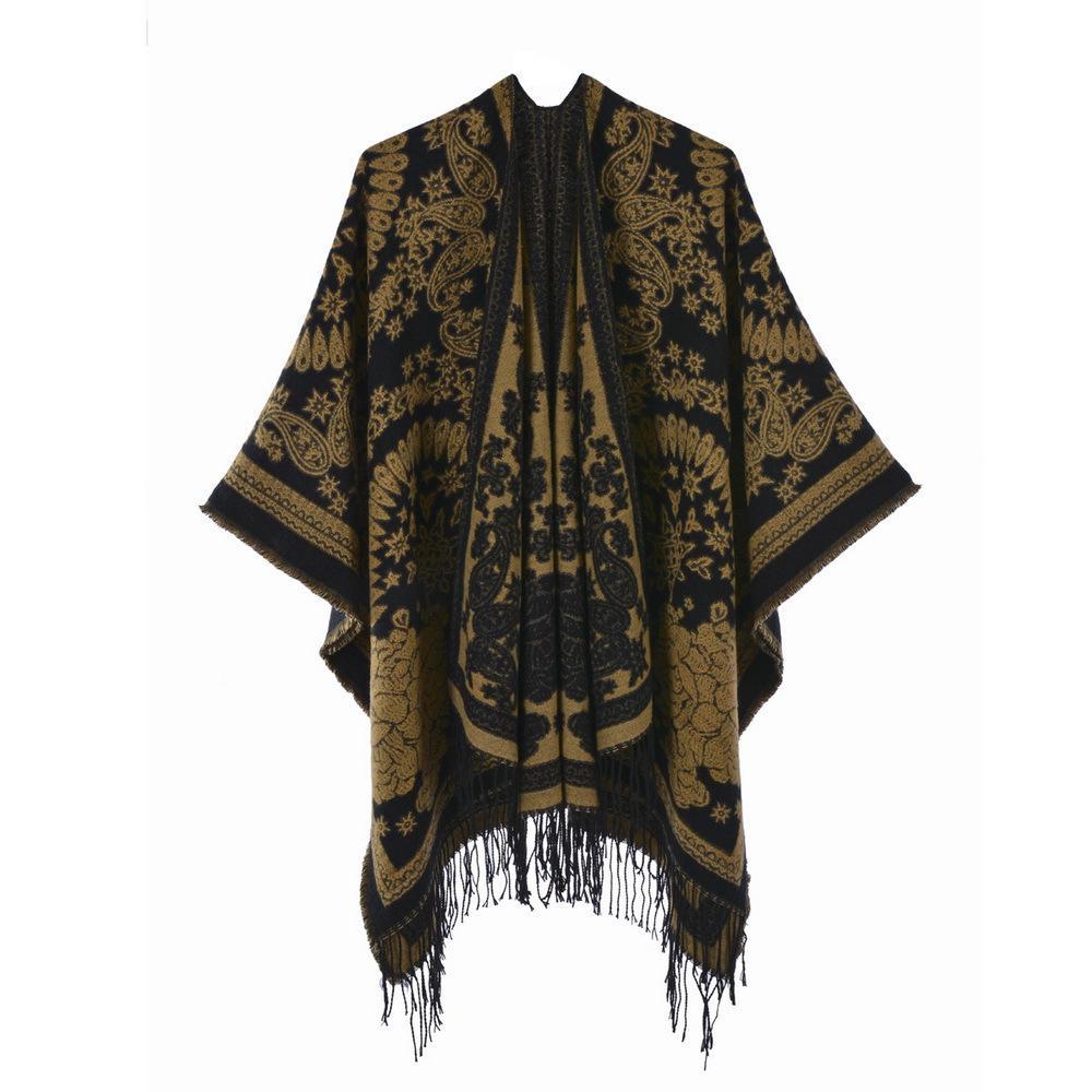 Stylish Ethnic-Style Warm Shawl: Perfect for Travel In Yunnan & Tibet, Summer Imitation Cashmere Scarf for Women