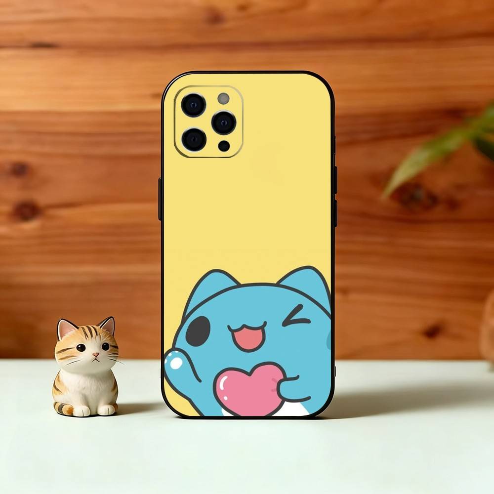 C-Capoo Kawaii B-Bugcat Phone Case Silicone Soft For IPhone 17 16 15 14 13 12 11 X XR Plus Pro Max Plus