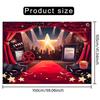 Hollywood Grand Red Carpet Maxi Background, Easy to Hang Photography Banner, Birthday and Anniversary Commemoration