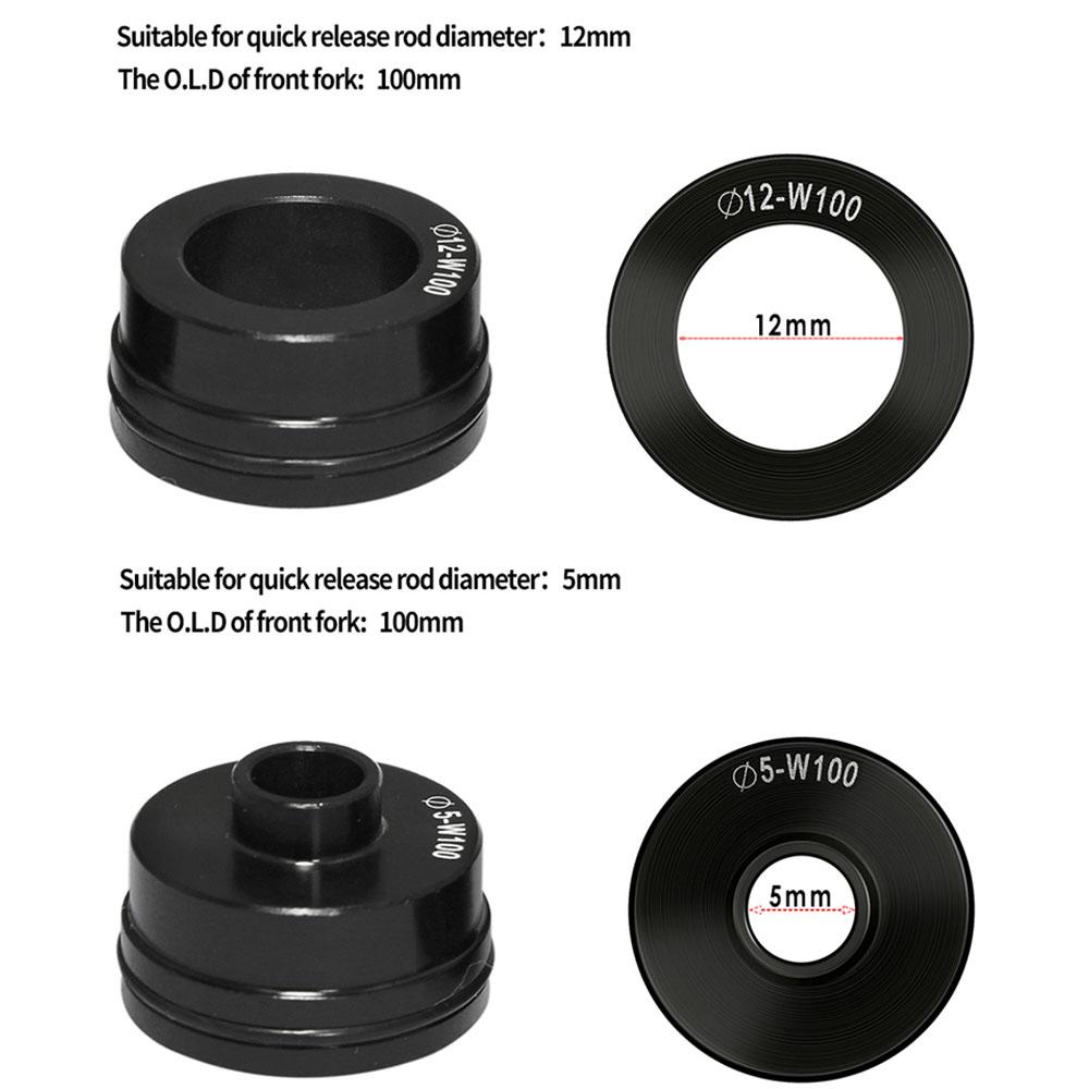 Bike Fork Mount Quick Release Thru Axle Carriers Front Fork Block Car Roof Rack Carriers for 5x100mm 12x100mm 15x100mm