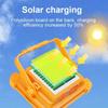Портативный фонарь LED Солнечный свет 4000 мАч Мощная солнечная лампа Перезаряжаемая лампа Ручной фонарь Наружный солнечный свет Лампа для кемпинга