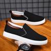 Men's Casual Slip-On Flats Comfortable Walking Canvas Shoes Driving Shoes Footwear