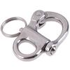 1Pcs Stainless Steel Fixed Spring Shackle Hand Pull Spring Shackle Quick Release Rotary Buckle