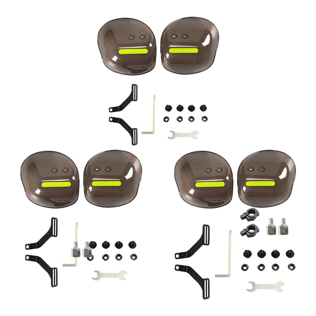 Ветрозащитные мотоциклетные щитки для рук, протекторы, дефлекторы, устойчивые к погодным условиям, высокопрочные, с надежным креплением для мотоциклистов