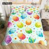 Пододеяльник с милым кроликом и милым домашним животным, комплект постельного белья с цветочными пасхальными яйцами в стиле бохо, подарки на Пасху для девочек-подростков
