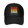 Vintage Patriarch Hero Quote Typogra Mesh Baseball Cap Polyester Forward Observations Hat Adjustable Golf Hat Summer