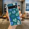 Модный Простой Чехол-Накладка с Улыбающимся Лицом для Пары на Телефон Google Pixel 8 7 6 5 4 4XL TPU 7A 6A 5A 4A 3A 3AXLPro 5G Прозрачный Корпус
