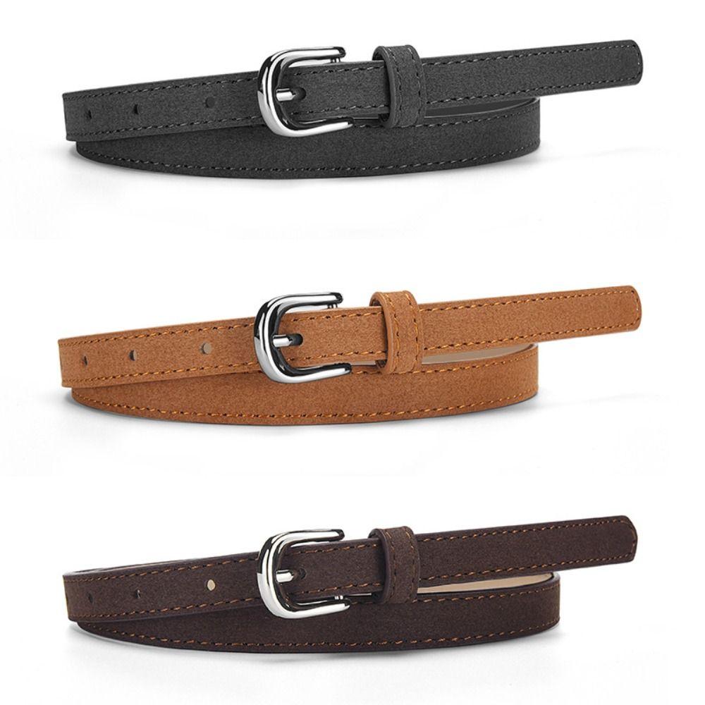 Luxury Design Business Waist Belt Casual Waistband Trendy Suede Leather Belt For Women