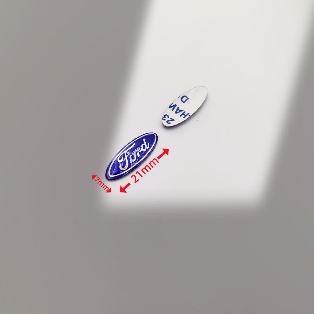 FDIF2 2pcs Ford logo Car Remote Key Logo Sticker 14mm 16mm 18mm 18.7mm 21mm Emblem Auto Key Badge Decal Logo Key Fob Decoration