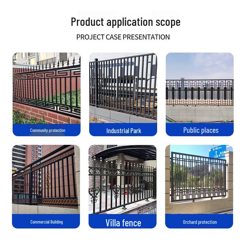 Zinc Steel Art Fence for School Courtyard and Construction Site