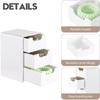 1 шт. Мини-органайзер с 3 ящиками, многофункциональный ящик для хранения офисных принадлежностей, косметики, ювелирных изделий и предметов первой необходимости для ванной комнаты