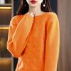 Women's One-Shoulder Wool Sweater: Loose Knit Pullover for Autumn/Winter