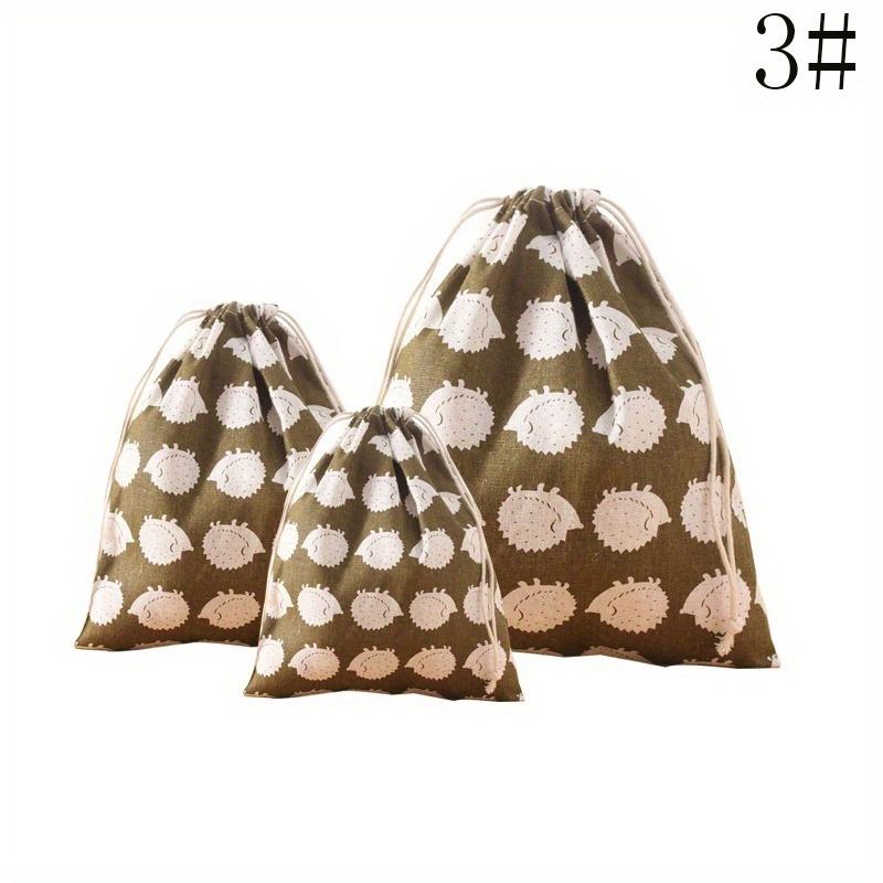 1 шт. хлопковая сумка для хранения на шнурке, сумки для белья, дома и путешествий