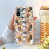 Мультяшные милые кошки Фон Мягкий чехол для телефона Для Xiaomi Redmi Note 14 13 12 12S 11 11S 11E Pro Plus 10 10S 11T 9S Note14 Fundas