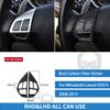 Для Mitsubishi Lancer Evolution EVO X 2008-2015 Центральный Полный Комплект Чехол для Костюма Наклейка из Настоящего Углеродного Волокна Аксессуары для Интерьера Автомобиля