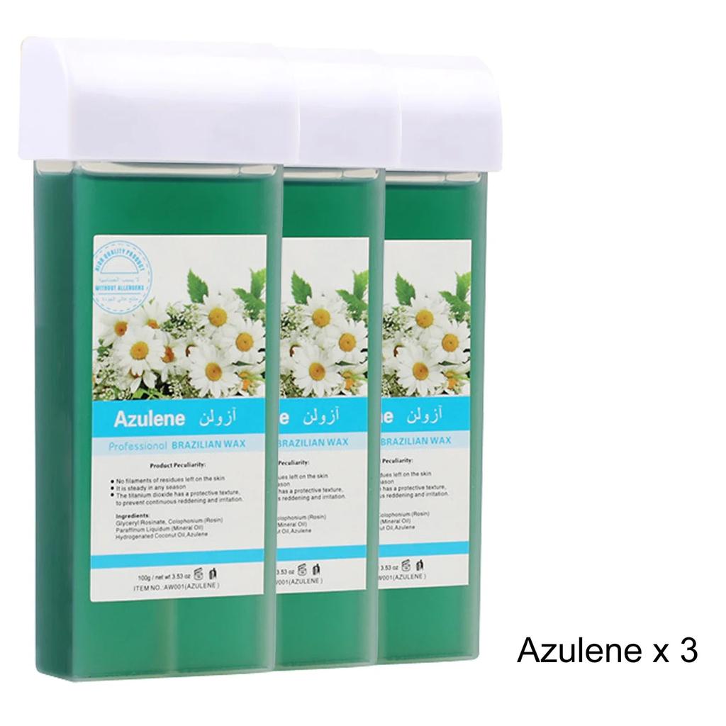 Безболезненный роликовый воск-депилятор Мед и Алоэ Вера Восковой картридж для удаления волос на бикини и теле Совместим с восконагревателями