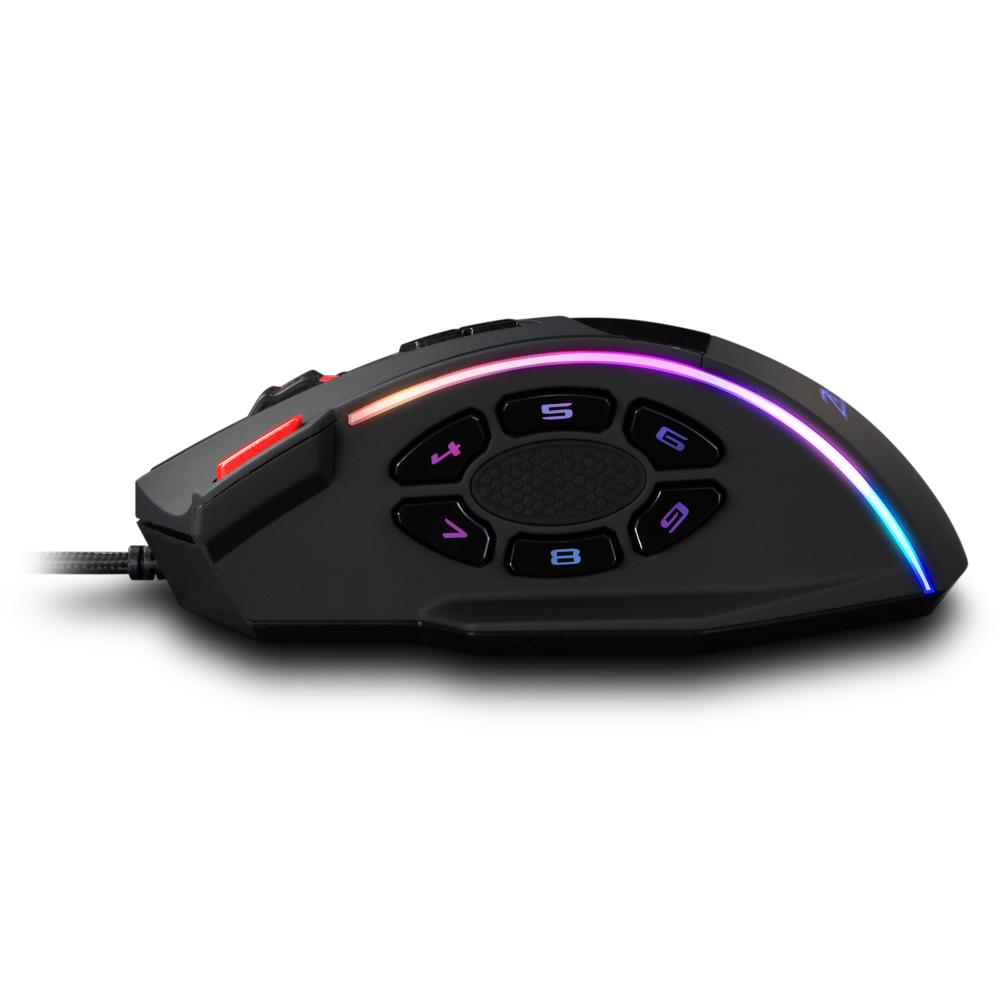 Zelotes C-13 Mouse da gioco cablato 13 Вкус программирования Cintura RGB