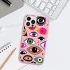Роскошный дизайн Lucky evil eyes чехол для телефона iPhone 13 12 pro max mini 11 pro XS MAX 8 7 Plus X XR красный чехол милый чехол evil eyes
