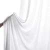 Solid Color White Sheer Window Curtains Elegant Window Tulle Voile Panels Hook,Draperies Treatment for Bedroom Living Room,1PC