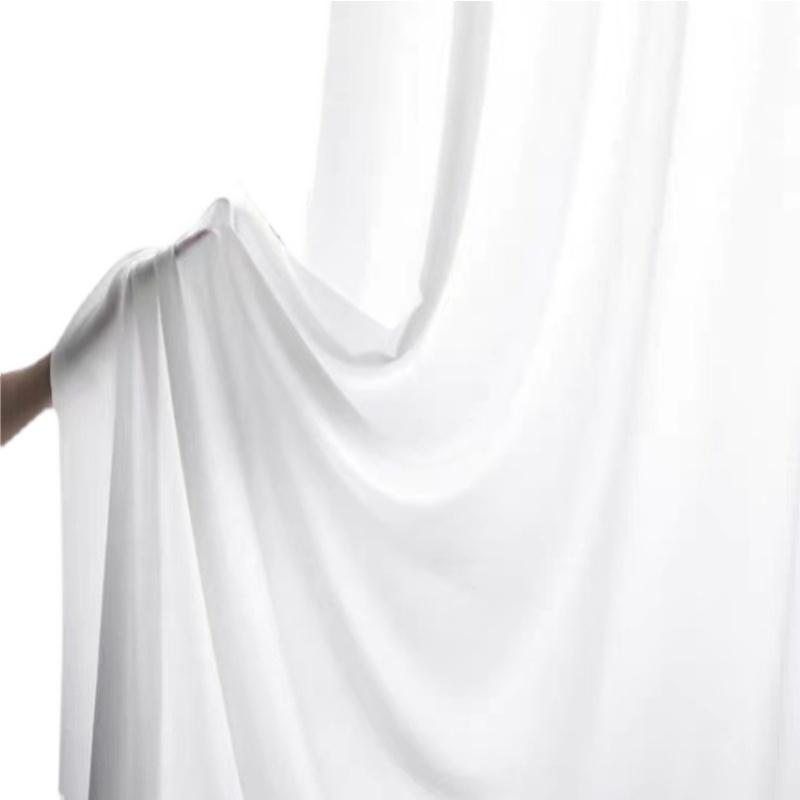 Solid Color White Sheer Window Curtains Elegant Window Tulle Voile Panels Hook,Draperies Treatment for Bedroom Living Room,1PC