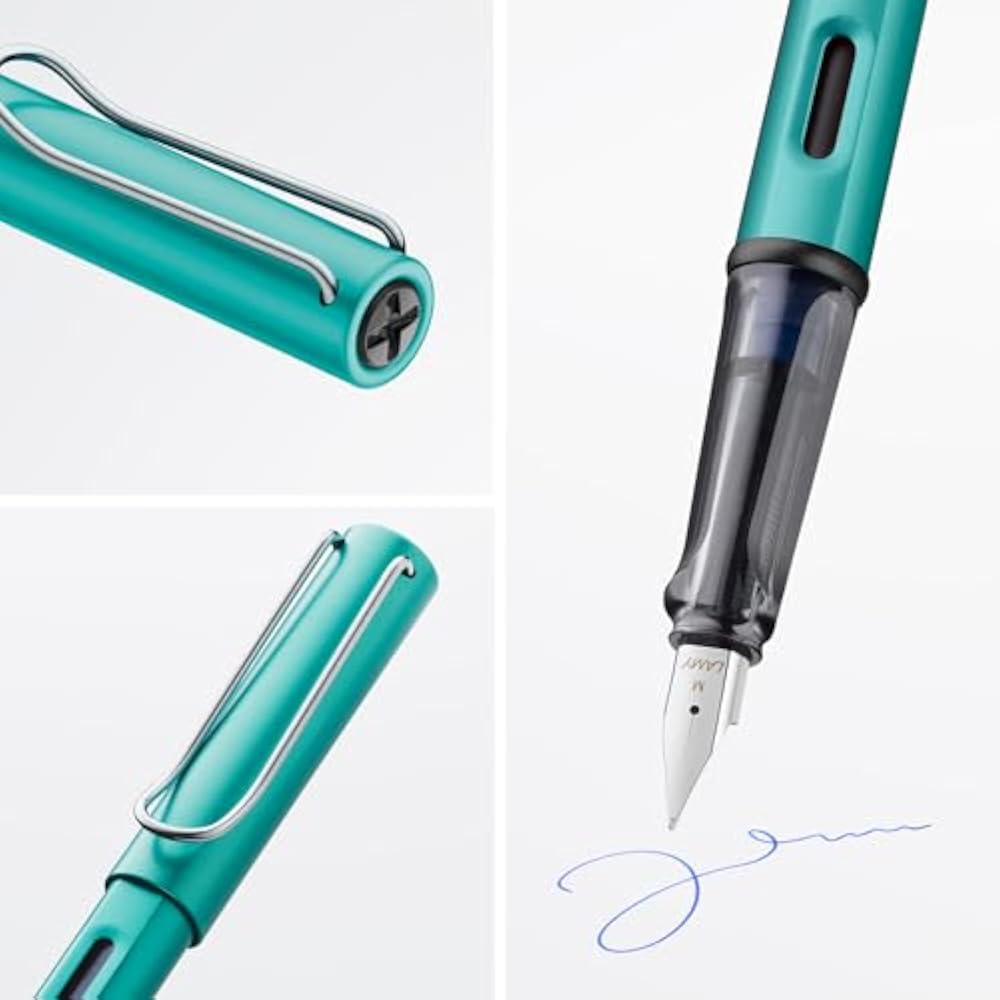 Перьевая ручка LAMY Al-Star Tourmaline - Эргономичная рукоятка и стальное перо размера EF - Легкий алюми...
