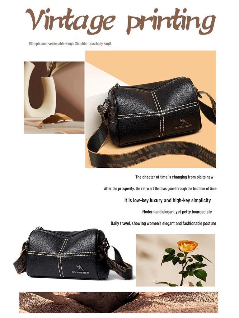 Женская модная сумка с широким плечевым ремнем: Корейская Мода Сумка Кроссбоди