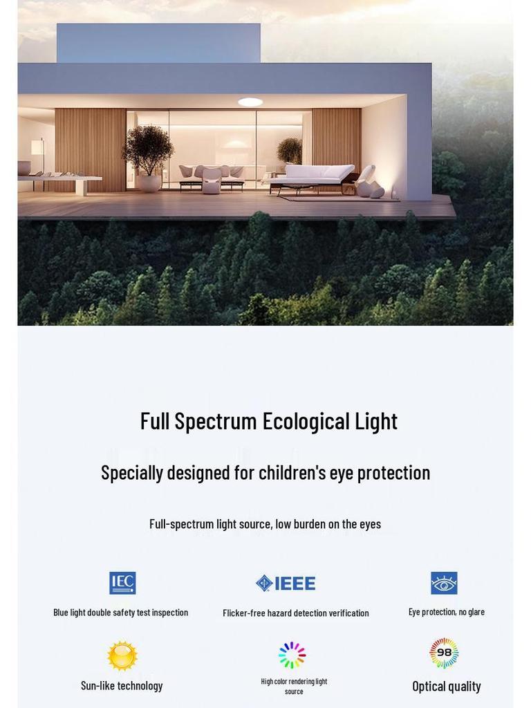 Светодиодный потолочный светильник: Ультратонкое, современное круглое освещение для гостиной, спальни, столовой и кабинета