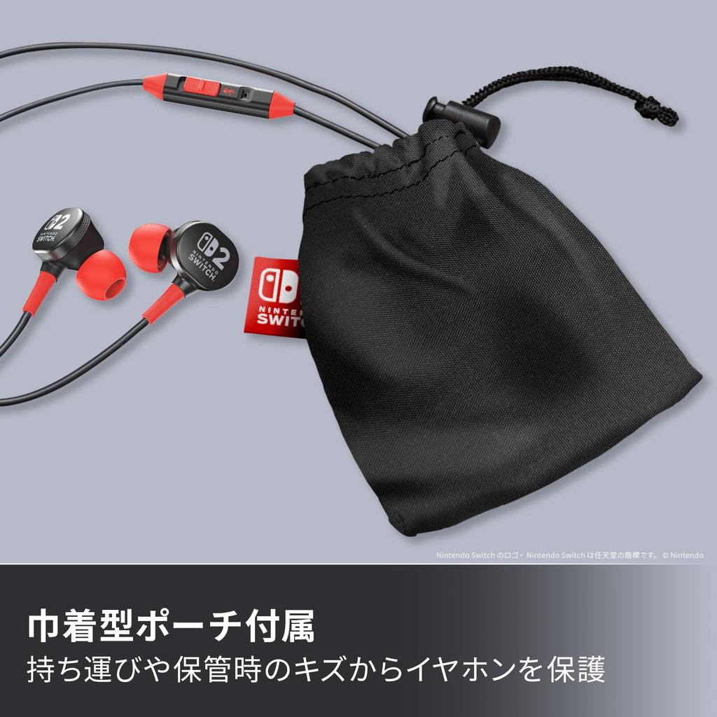 [Продукт, лицензированный Nintendo] Проводные наушники PowerA для Nintendo Switch 2 – Черные NSHS0531JP-01 [Официальный продукт для внутреннего рынка, Гарантия 2 года]