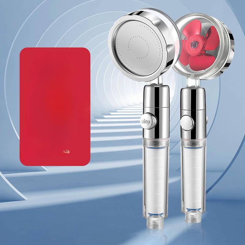 Насадка для душа с турбонаддувом, фильтр для душа с дождевой насадкой, экономия воды, насадка для душа высокого давления, насадка для душа высокого давления для ванной комнаты