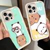 Чехол для телефона iPhone 17 Air 16E 15 16 Pro Max Bubu Dudu Мультяшный Милый Чехол 14 Plus 13 12 Mini Мягкий Силиконовый Fundas