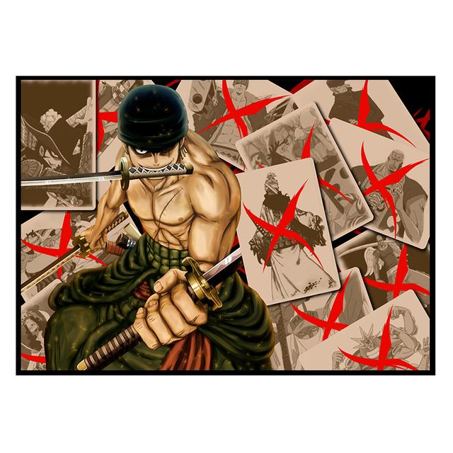 Японское аниме, сплошной постер, настенная живопись, «разыскивается Луффи», холст с изображением битвы, картины для дома, гостиной, спальни, декор