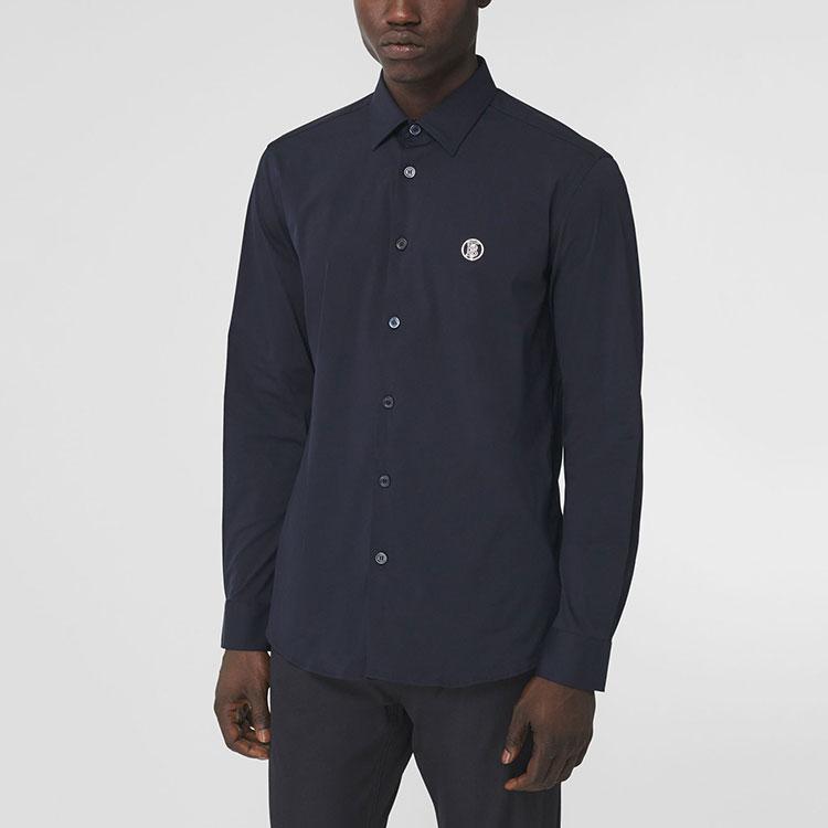 Burberry Shirt Men's Marine Blue 80428971