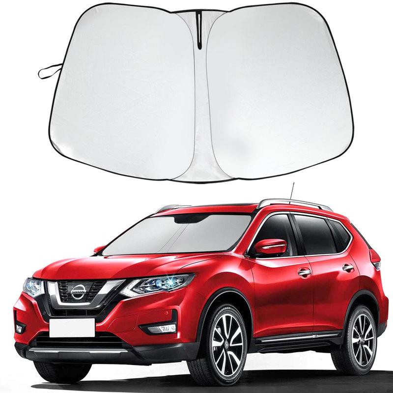 Front Windshield Sun Shade Foldable Sun Visor Protector Sunshade Fit for 2014- Nissan Rogue 2025 Upgrade Accessories