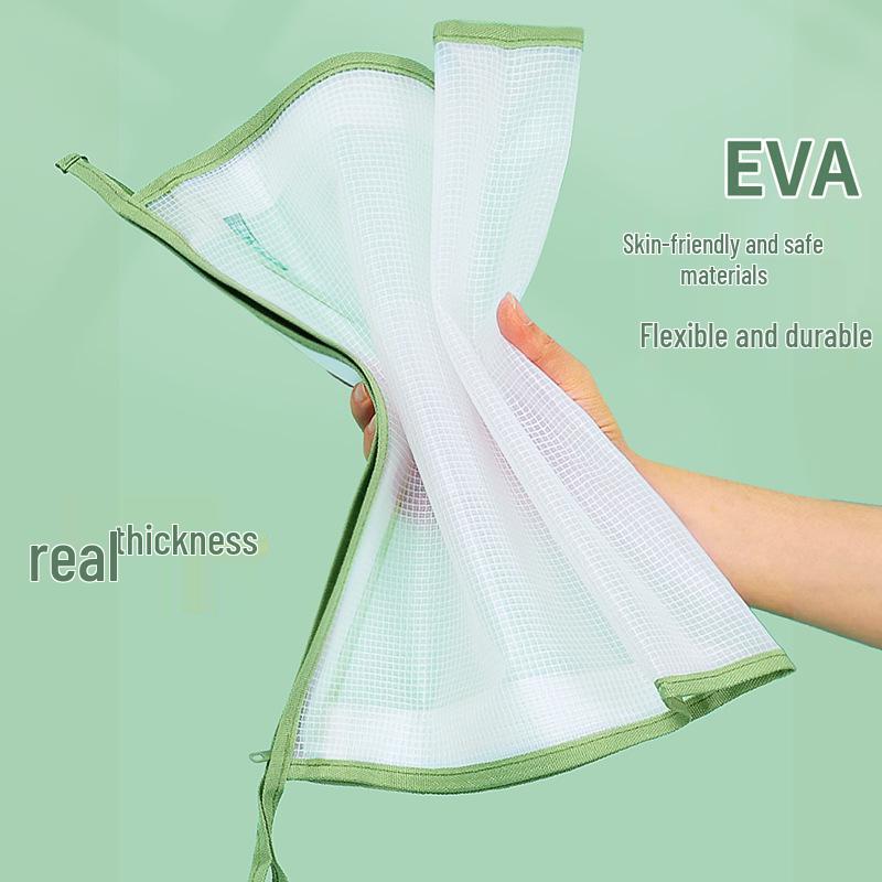 Huajie A4 Двухслойная Сверхтолстая Сетчатая Сумка для Документов на Молнии - ЕВА Большая Вместимость, Водонепроницаемая 3D Сумка для Предметов