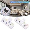 4 Way Extension Cord Household Outlets Power Board Smart Plug Adapter Surge Protector USB Socket