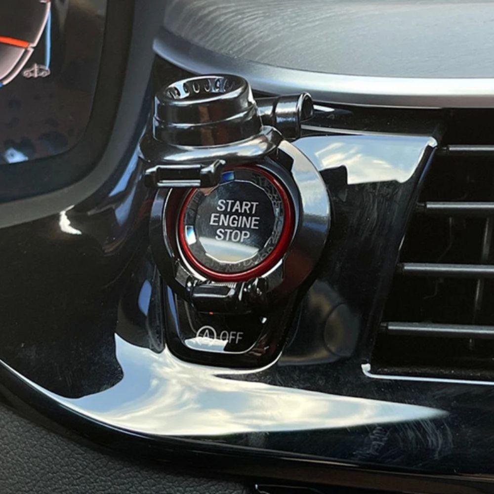 Universal Design Protective Cover One-Click Start Button Cover Ignition Switch Cover Auto Interior