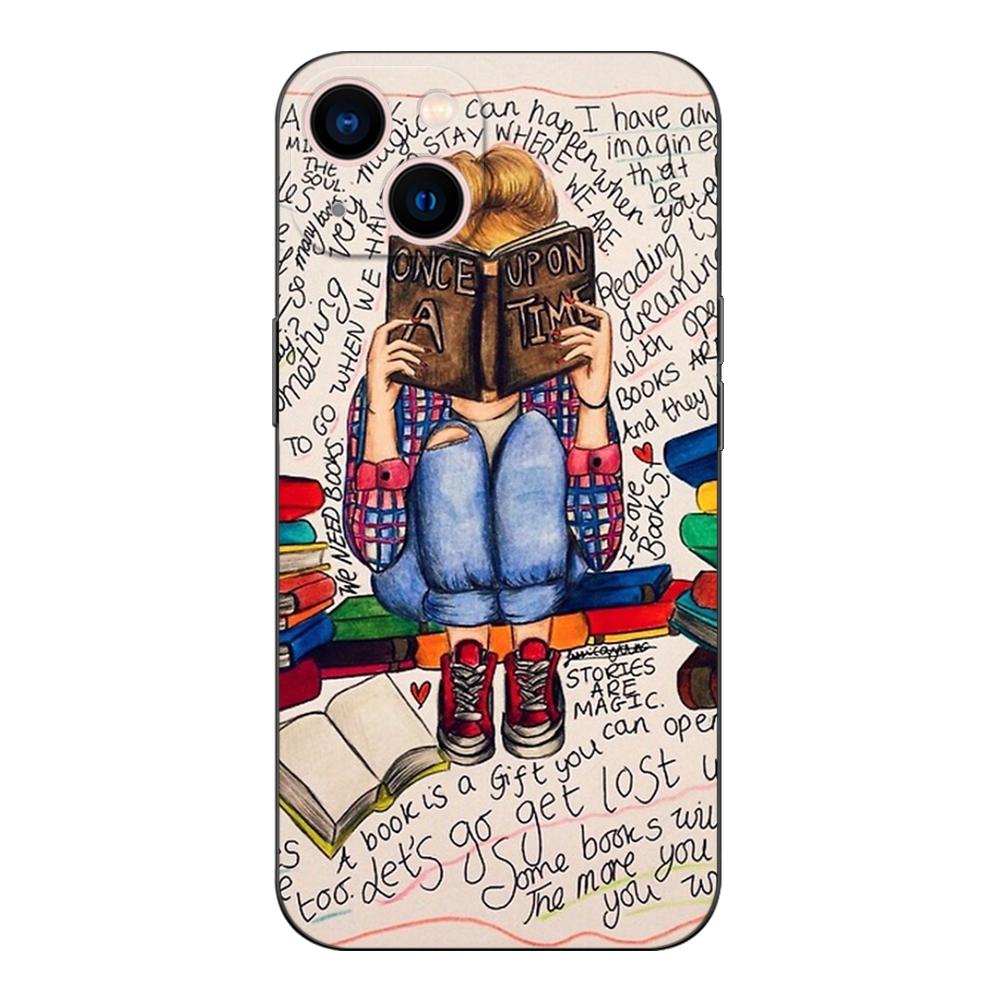Черный чехол TPU для Motorola Edge 20 Lite Pro 2021 S Moto E20 E30 E40 E7 4G G 5G Plus Books