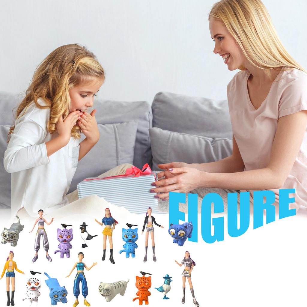 Non-movable Doll Collection Version Scale Doll Desktop Ornaments