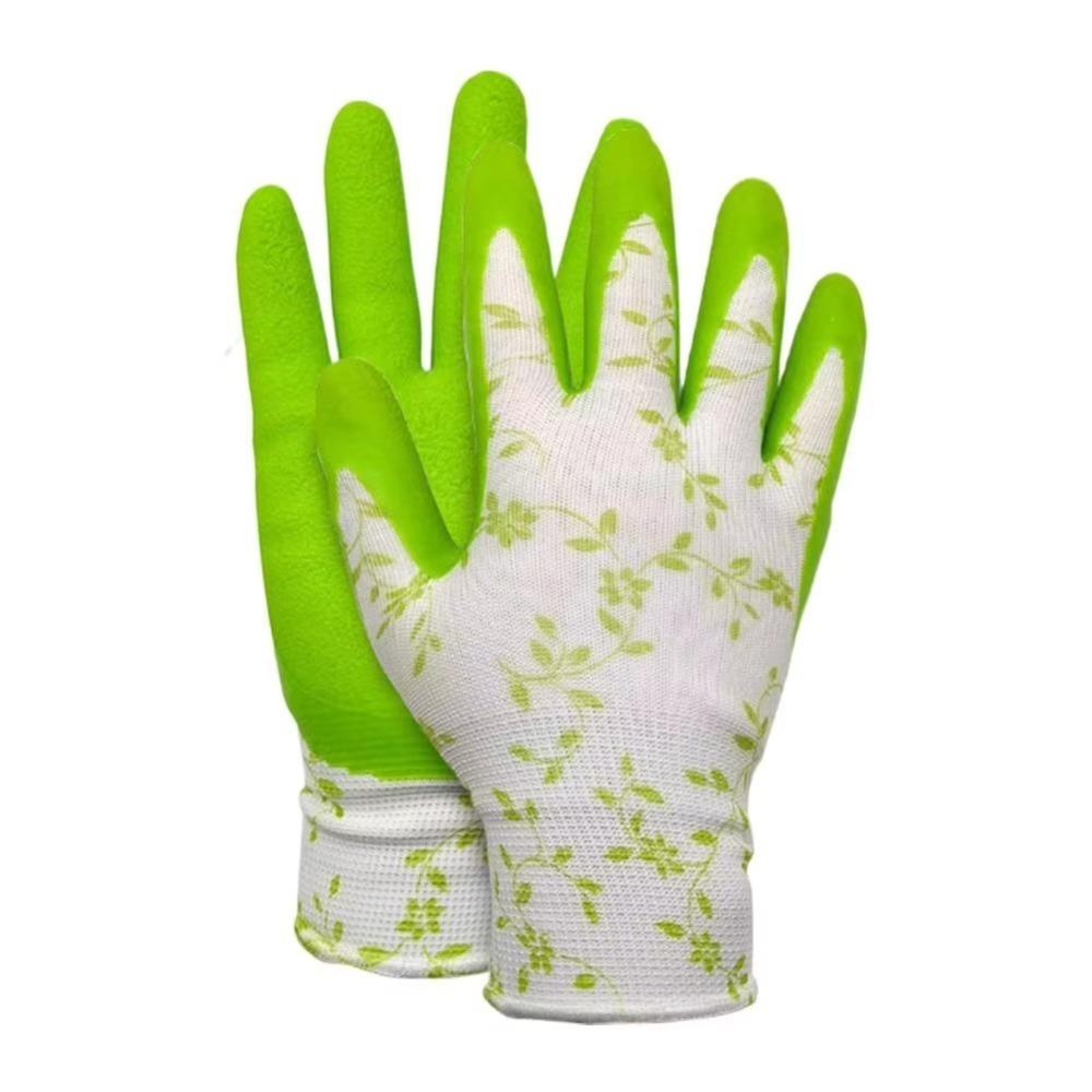 Breathable Material Gardening Gloves Wear-Resistant Rubber Gloves Durable Work Gloves Garden Use