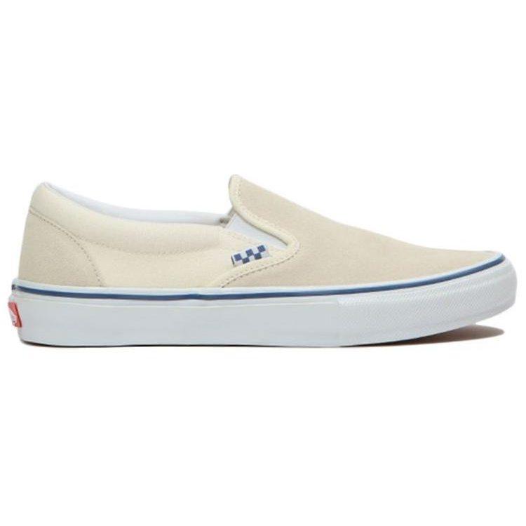 Слипоны для скейтборда Vans 'Шахматка - Кремовый' VN0A5FCAOFW