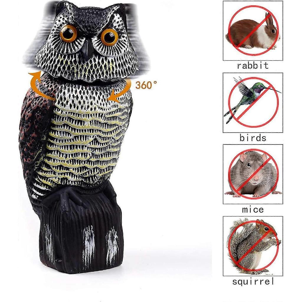 Pigeon Repeller - Reflective Owl Shaped Bird Repeller, Bird Repeller - Repel Crow Pigeons and More!