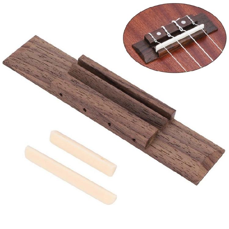 Струнодержатель для укулеле с порожками и верхним порожком из палисандра Ukele Instruments Профессиональная замена Подарок для начинающих