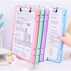 Multi-function File Splint Storage Box Writing Board Side Opening Clasps Folder  School Stationery