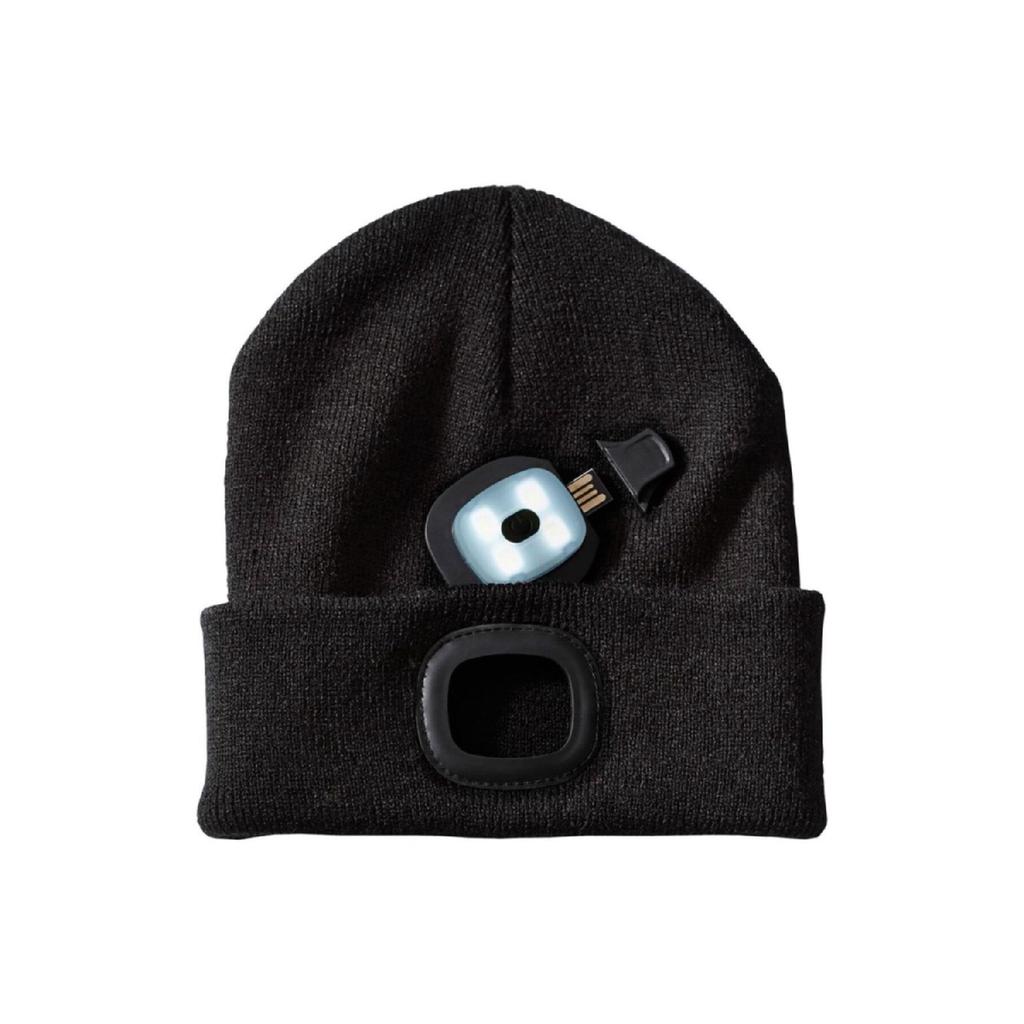 Легкая шапка-бини с X-образной кепкой (черный)