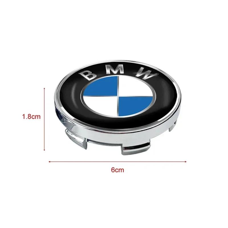 4Pcs 56/60mm Car Wheel Center Hub Cap Car Accessorie For BMW M Performance E53 E60 E61 E62 E70 E71 E83 E84 E87 X2 X3 X4 X5 X6